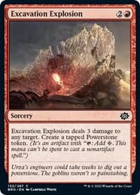 Excavation Explosion - The Brothers' War - Magic: The Gathering card