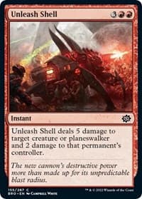 Unleash Shell - The Brothers' War - Magic: The Gathering card