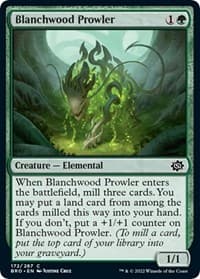 Blanchwood Prowler - The Brothers' War - Magic: The Gathering card