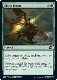 Shoot Down - The Brothers' War - Magic: The Gathering card