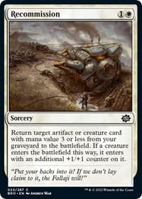 Recommission - The Brothers' War - Magic: The Gathering card