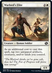 Warlord's Elite - The Brothers' War - Magic: The Gathering card