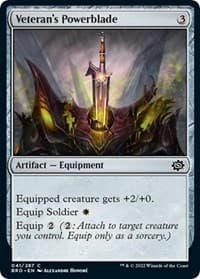 Veteran's Powerblade - The Brothers' War - Magic: The Gathering card