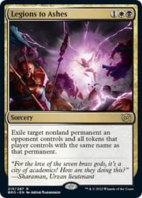Legions to Ashes - The Brothers' War - Magic: The Gathering card