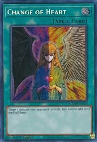 Change of Heart (Secret Pharaoh's Rare) - Magnificent Mavens - YuGiOh card