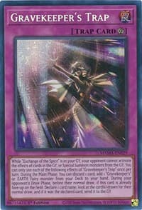 Gravekeeper's Trap (Secret Pharaoh's Rare) - Magnificent Mavens - YuGiOh card