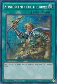 Reinforcement of the Army (Secret Pharaoh's Rare) - Magnificent Mavens - YuGiOh card