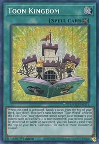 Toon Kingdom (Secret Pharaoh's Rare) - Magnificent Mavens - YuGiOh card