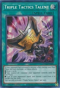 Triple Tactics Talent (Secret Pharaoh's Rare) - Magnificent Mavens - YuGiOh card