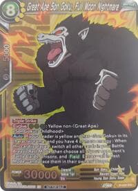 Great Ape Son Goku, Full Moon Nightmare (Championship Pack 2022 Vol.3) - Tournament Promotion Cards - Dragon Ball Super: Masters card