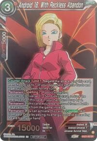 Android 18, With Reckless Abandon (Zenkai Series Pack Vol.1) - Tournament Promotion Cards - Dragon Ball Super: Masters card