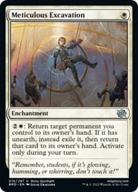 Meticulous Excavation - The Brothers' War - Magic: The Gathering card
