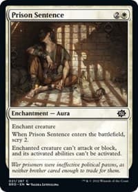 Prison Sentence - The Brothers' War - Magic: The Gathering card