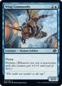 Wing Commando - The Brothers' War - Magic: The Gathering card