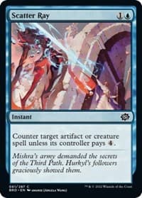 Scatter Ray - The Brothers' War - Magic: The Gathering card