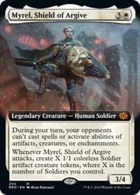 Myrel, Shield of Argive (Extended Art) - The Brothers' War - Magic: The Gathering card
