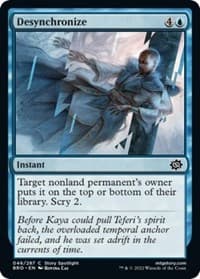 Desynchronize - The Brothers' War - Magic: The Gathering card