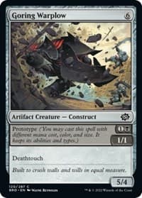 Goring Warplow - The Brothers' War - Magic: The Gathering card