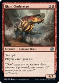 Giant Cindermaw - The Brothers' War - Magic: The Gathering card