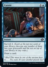 Curate - The Brothers' War - Magic: The Gathering card