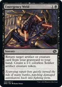 Emergency Weld - The Brothers' War - Magic: The Gathering card