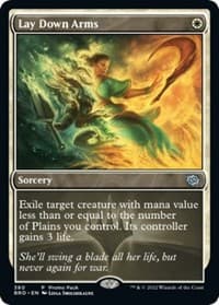 Lay Down Arms - Promo Pack: The Brothers' War - Magic: The Gathering card