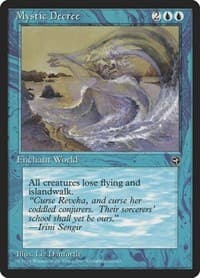 Mystic Decree - Homelands - Magic: The Gathering card