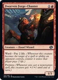 Dwarven Forge-Chanter - The Brothers' War - Magic: The Gathering card