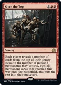 Over the Top - The Brothers' War - Magic: The Gathering card