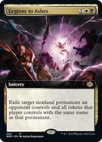 Legions to Ashes (Extended Art) - The Brothers' War - Magic: The Gathering card
