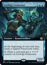 Geology Enthusiast (Extended Art) - The Brothers' War - Magic: The Gathering card