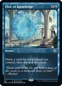 Flow of Knowledge - Promo Pack: The Brothers' War - Magic: The Gathering card