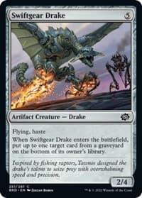 Swiftgear Drake - The Brothers' War - Magic: The Gathering card