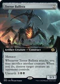 Terror Ballista (Extended Art) - The Brothers' War - Magic: The Gathering card