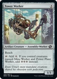Tower Worker - The Brothers' War - Magic: The Gathering card