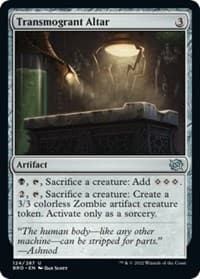 Transmogrant Altar - The Brothers' War - Magic: The Gathering card