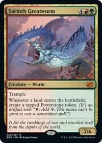 Sarinth Greatwurm - The Brothers' War - Magic: The Gathering card