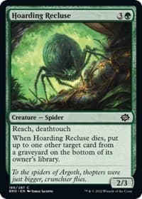 Hoarding Recluse - The Brothers' War - Magic: The Gathering card