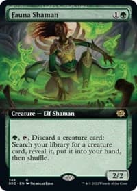 Fauna Shaman (Extended Art) - The Brothers' War - Magic: The Gathering card