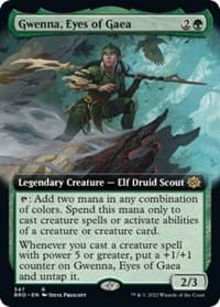 Gwenna, Eyes of Gaea (Extended Art) - The Brothers' War - Magic: The Gathering card
