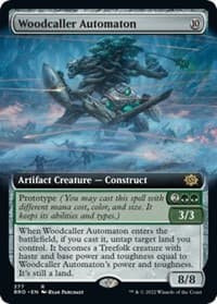 Woodcaller Automaton (Extended Art) - The Brothers' War - Magic: The Gathering card