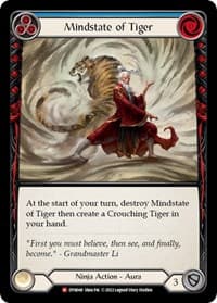 Mindstate of Tiger - Dynasty - Flesh and Blood TCG card