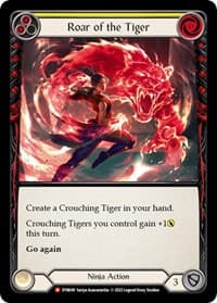 Roar of the Tiger - Dynasty - Flesh and Blood TCG card