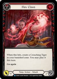 Flex Claws (Red) - Dynasty - Flesh and Blood TCG card