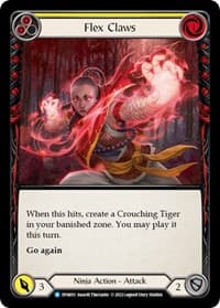 Flex Claws (Yellow) - Dynasty - Flesh and Blood TCG card
