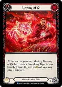 Blessing of Qi (Red) - Dynasty - Flesh and Blood TCG card