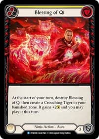 Blessing of Qi (Yellow) - Dynasty - Flesh and Blood TCG card