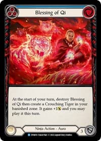 Blessing of Qi (Blue) - Dynasty - Flesh and Blood TCG card