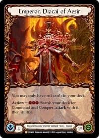 Emperor, Dracai of Aesir - Dynasty - Flesh and Blood TCG card