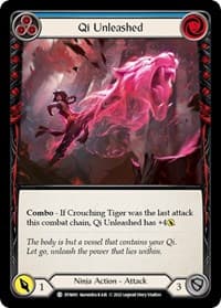 Qi Unleashed (Blue) - Dynasty - Flesh and Blood TCG card